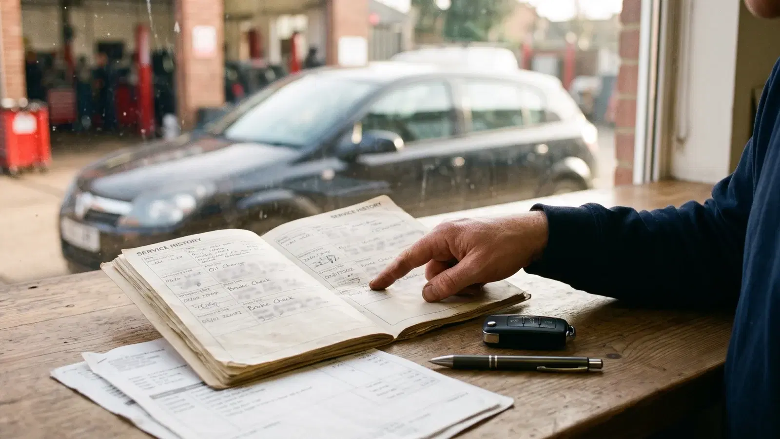 Pregled servisne dokumentacije i računa prije kupnje rabljenog automatika